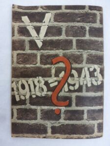 Gemaansche vrijwilligers der Waffen-SS, recruitment brochure Dutch Waffen-SS.  "Flinke kerels voor...!".