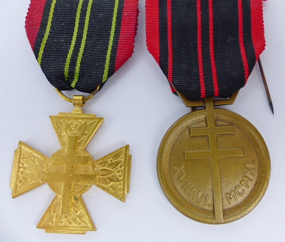 Fr, WW2 Named medal + 2 resistance medals - Image 5