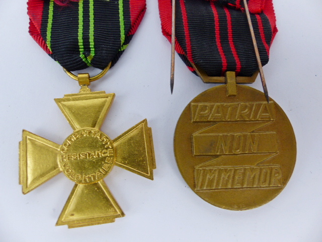 Fr, WW2 Named medal + 2 resistance medals - Image 6