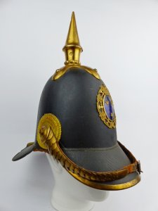 Zweden,M1845 Pickelhaube voor Infanterie officier