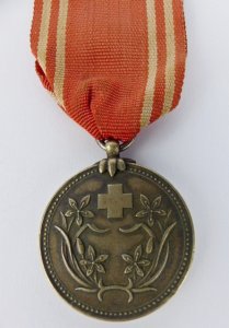 Japan, bezet Manchukuo zilveren Rode Kruis medaille