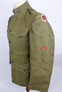 US M1917 jasje 37e ID , 1918
