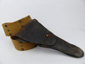 US,M1912 Pistool riem met holster 1918